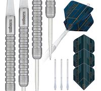 Unicorn Steel Tip Professional Darts Set | Heritage Range Striker 1988 | 80% Natural Tungsten Barrels with Laser Etched U Logo Hallmark | 21 g