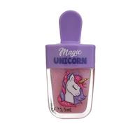 Unicorn Strawberry Flavour Lip Gloss - Moisturizing & Hydrating Formula | Natural, Vegan & Dermatologically Tested | Perfect for Kids & Adults, 5.5ml
