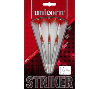 Unicorn Striker Tungsten Darts (Pack of 3) in Silver | Size: 22g Unicorn Silver 22g