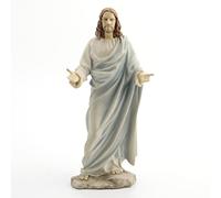 Unicorn Studios US 11.75 Inch Jesus with Open Arms Decorative Statue Figurine, White
