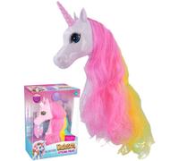 Unicorn Styling Head Rainbow Hair Toy Set Tabletop