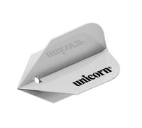 Unicorn Super True Dart Flights | Clear | Slim Shape| Light Durable 125 Micron Polymer Unicorn Clear