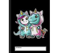 Unicorn T-Rex Best Friends Notebook