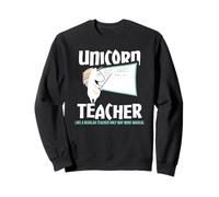 Unicorn Teacher Magical School Education Cute Teacher Sweatshirt