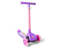 Unicorn Trail Twist Kids Scooter, Purple and Pink, Folding Handlebar, Light Up Wheels, Max Height 78.3cm, Max Load 50kg, For Boys and Girls Ages 3+