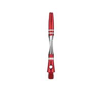 Unicorn Twist Dart Shafts | Aluminium | Medium 44.8 mm | Red | 3 Stems