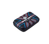 Unicorn Ultra James Wade Darts Case | Sleek Black Design with Stylised UK Union Jack Design | Extra Storage for Spares & Accessories | Foam Inner Holds and Protects 2 Set of Fully Loaded Darts