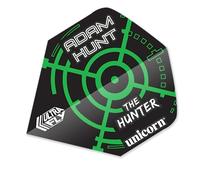 Unicorn UltraFly Dart Flights | Adam Hunt The Hunter Target Design | Big Wing Shape| Ultra Durable 150 Micron Polyester PET