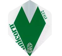 Unicorn UltraFly Dart Flights | Comet Green Design | Standard Plus Shape| Ultra Durable 100 Micron Polyester PET
