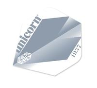 Unicorn UltraFly Dart Flights | Comet Silver Design | Standard Plus Shape| Ultra Durable 100 Micron Polyester PET
