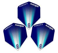 Unicorn UltraFly Dart Flights | Cosmos Comet Design | Big Wing Shape| Ultra Durable 100 Micron Polyester PET