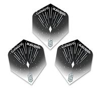 Unicorn UltraFly Dart Flights | Elements Icestorm Design | Standard Plus Shape| Ultra Durable 100 Micron Polyester PET