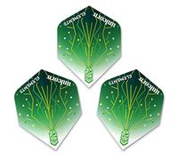 Unicorn UltraFly Dart Flights | Elements Thunderstorm Design | Big Wing Shape| Ultra Durable 100 Micron Polyester PET