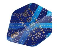 Unicorn UltraFly Dart Flights | Gary Anderson World Champion Design | AR Type 1 Shape| Ultra Durable 100 Micron Polyester PET
