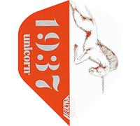 Unicorn UltraFly Dart Flights | Icon Red Design | Big Wing Shape| Ultra Durable 100 Micron Polyester PET