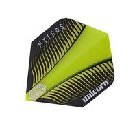 Unicorn UltraFly Dart Flights | Mythos | Griffin Lime Design | Ultra Durable 100 Micron Polyester PET | Big Wing Shape