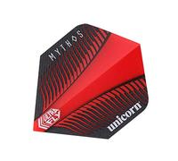 Unicorn UltraFly Dart Flights | Mythos | Griffin Red Design | Ultra Durable 100 Micron Polyester PET | Big Wing Shape