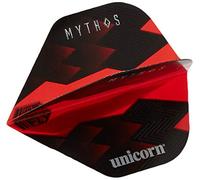 Unicorn UltraFly Dart Flights | Mythos | Hydra Red Design | Ultra Durable 100 Micron Polyester PET | Big Wing Shape