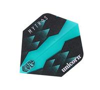 Unicorn UltraFly Dart Flights | Mythos | Hydra Teal Design | Ultra Durable 100 Micron Polyester PET | Standard Plus Shape