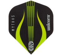 Unicorn UltraFly Dart Flights | Mythos | Minotaur Lime Design | Ultra Durable 100 Micron Polyester PET | Big Wing Shape
