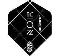 Unicorn UltraFly Dart Flights | Noir | Dot Design | Ultra Durable 100 Micron Polyester PET | Standard Plus Shape