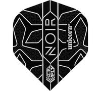 Unicorn UltraFly Dart Flights | Noir | Star Design | Ultra Durable 100 Micron Polyester PET | Big Wing Shape