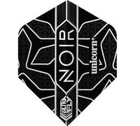 Unicorn UltraFly Dart Flights | Noir | Star Design | Ultra Durable 100 Micron Polyester PET | Standard Plus Shape