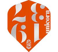 Unicorn UltraFly Dart Flights | Origins Red Design | Big Wing Shape| Ultra Durable 100 Micron Polyester PET