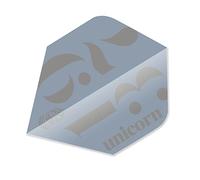 Unicorn UltraFly Dart Flights | Origins Silver Design | Big Wing Shape| Ultra Durable 100 Micron Polyester PET