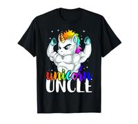 Unicorn Uncle Unclecorn Shirts for Men Manly Unicorn Gift T-Shirt