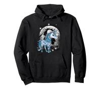 Unicorn Unicorn Horse Girl Fairy Tale Figure Women Girls Pullover Hoodie