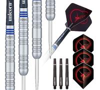 Unicorn Unisex Core|Style 1|Steel Tip Darts, Silver, 24 G EU
