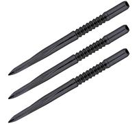 Unicorn Volute Replacement Steel Tip Dart Points | Black Coating | Shark Fin Engineered Grip | 42 mm | 3 per Pack