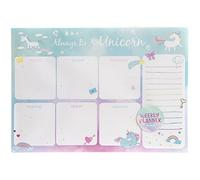 Unicorn Weekly Calendar Planner Desk Organiser Pad