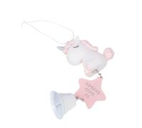 Unicorn Wind Chime Resin Metal Hanging Decor for Home Balcony