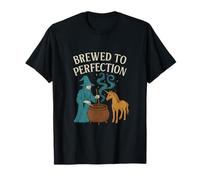 Unicorn Wizard Coffee Magic Cauldron Fantasy Design T-Shirt