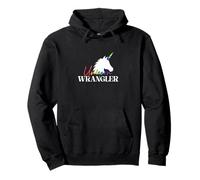 Unicorn Wrangler Unicorn Hunter Polyamory Couple Polyamorist Pullover Hoodie