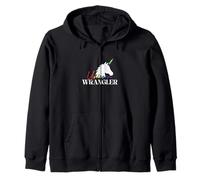 Unicorn Wrangler Unicorn Hunter Polyamory Couple Polyamorist Zip Hoodie