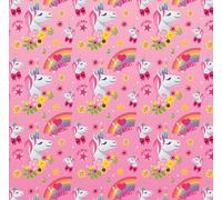 Unicorn Wrapping Paper 2 Rolls of 4M Gift Wrap Pink Girls Birthday Roll Wrap