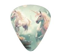 Unicorns 12 Pack Guitar Plectrums With Storage Case, 0.46/0.71/0.96mm, Including Thin, Medium Thick Guitar Plectrums For Electric Guitars Bass Ukulele