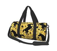 Unicorns and Gold Glitter Travel Duffel Bags Gym Sports Luggage Large Travel Tote Bag Overnight Weekend Bags for Man and Women
