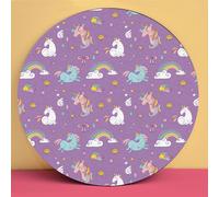 Unicorns And Rainbows Turntable Slip Mat