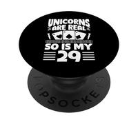 Unicorns Are Real So Is My 29 Cribbage Game Player PopSockets Adhesive PopGrip