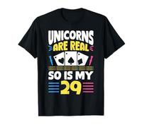 Unicorns are Real So is My 29 Cribbage Game Player T-Shirt
