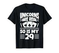 Unicorns are Real So is My 29 Cribbage Game Player T-Shirt