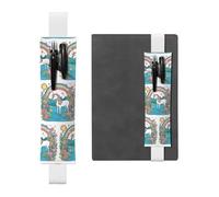 Unicorns by The River Leather Pen Holder Bookmarks, Adjustable Diary Bookmarks, Perfect as Back-to-School or Christmas Gifts,