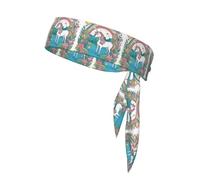 Unicorns by The River Sweat-Absorbing Sports Headband, Non-Slip and Adjustable, Running, Basketball, Yoga Sports Headband