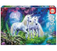 Unicorns In The Forest 500 Piece Jigsaw