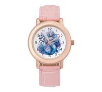 Unicorns Mermaids Women's Wrist Watch Fashion Alloy Quartz Watch with Strap Easy to Read