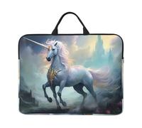 Unicorns on The Run Printed Laptop Sleeve 16.5 * 12.2", Business and Casual Dual use, Suitable for Some laptops